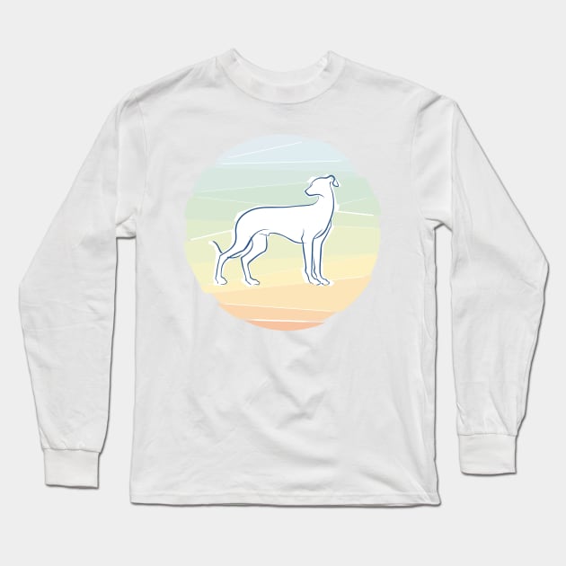 Greyhound Long Sleeve T-Shirt by tuditees